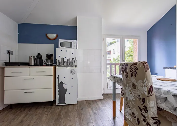 T2 Toulouse 40M2, Lit Queen Size, Climatisation, Quartier Sympa, Terrasse