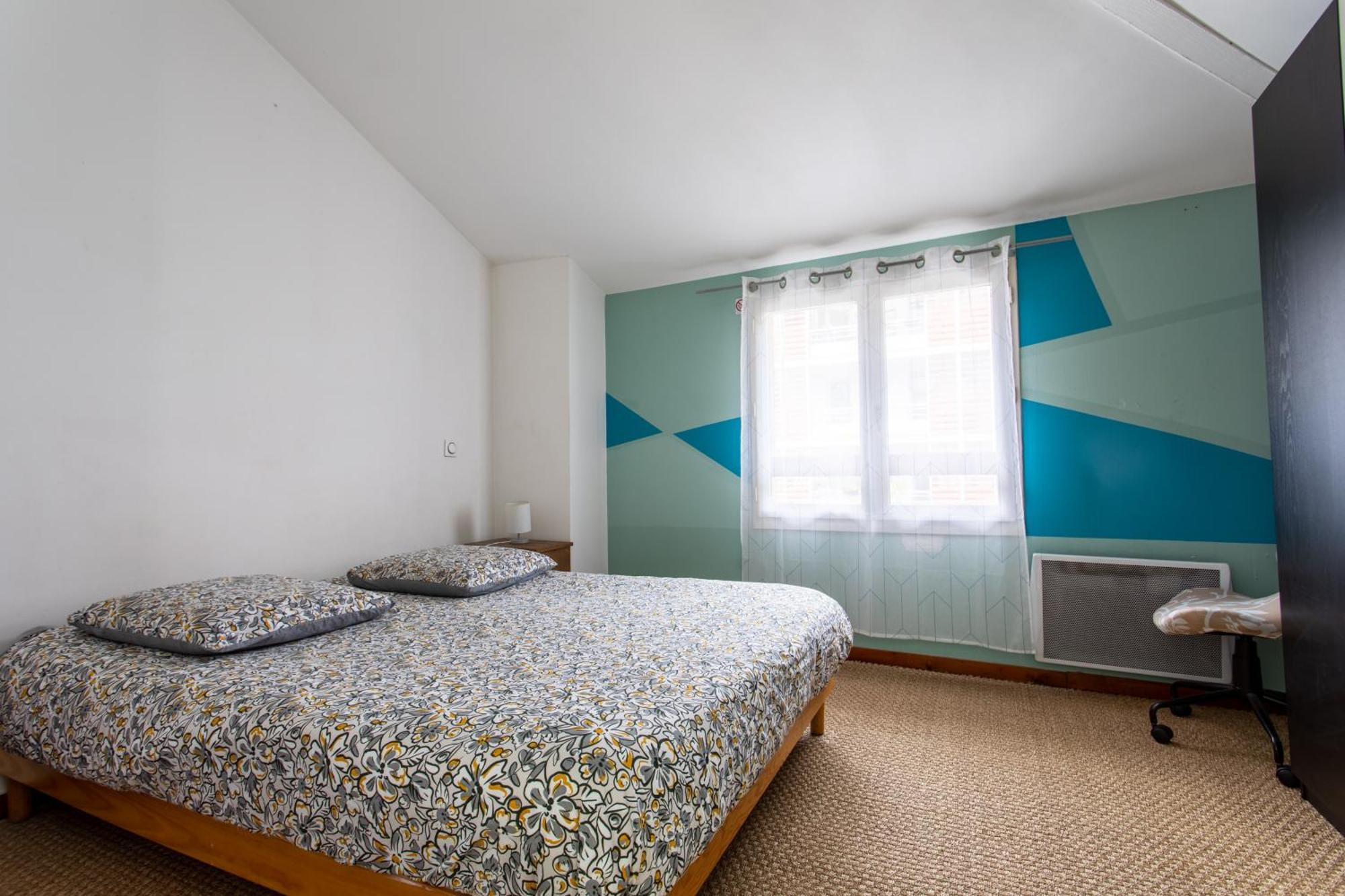 Apartment T2 40m2, Lit Queen Size, Climatisation, Quartier Sympa, Terrasse *